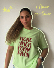 More amor Por Favor – Verde Pistacho