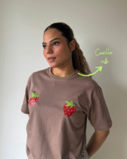 Camiseta estampada Sweet berry season– Mocca