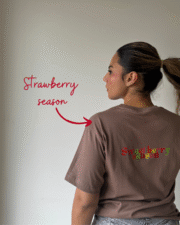 Camiseta estampada Sweet berry season– Mocca - Imagen 2