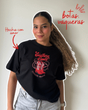 Camiseta estampada Botas Vaqueras