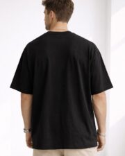 Camiseta Oversize Negra Básica - Imagen 2