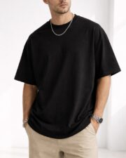 Camiseta Oversize Negra Básica